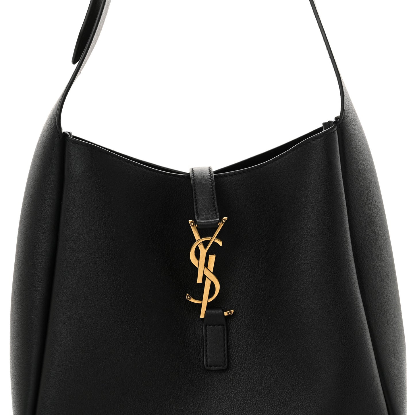 Smooth Calfskin Small Le 5 A 7 Soft Hobo Black