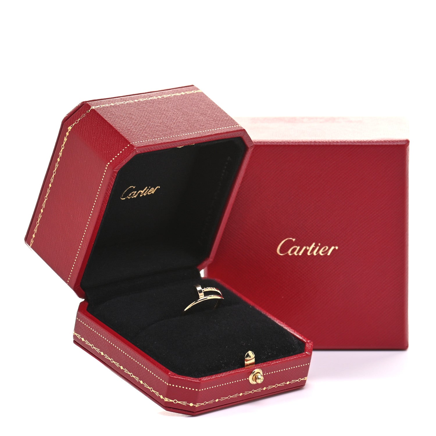 Cartier 18K Yellow Gold Small Juste Un Clou Ring 48 4.5 6 of 6
