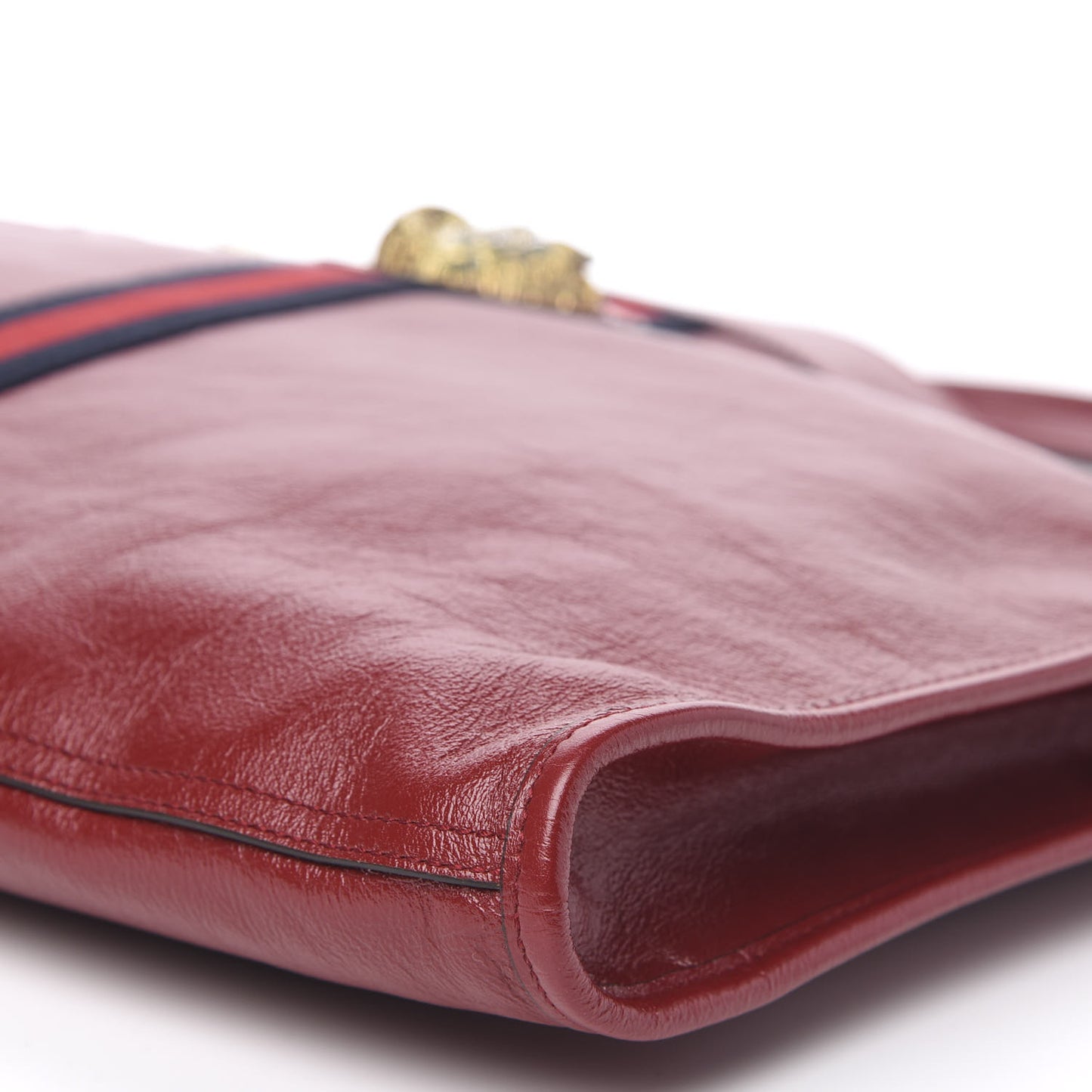 Calfskin Large Rajah Chain Tote Romantic Cherry