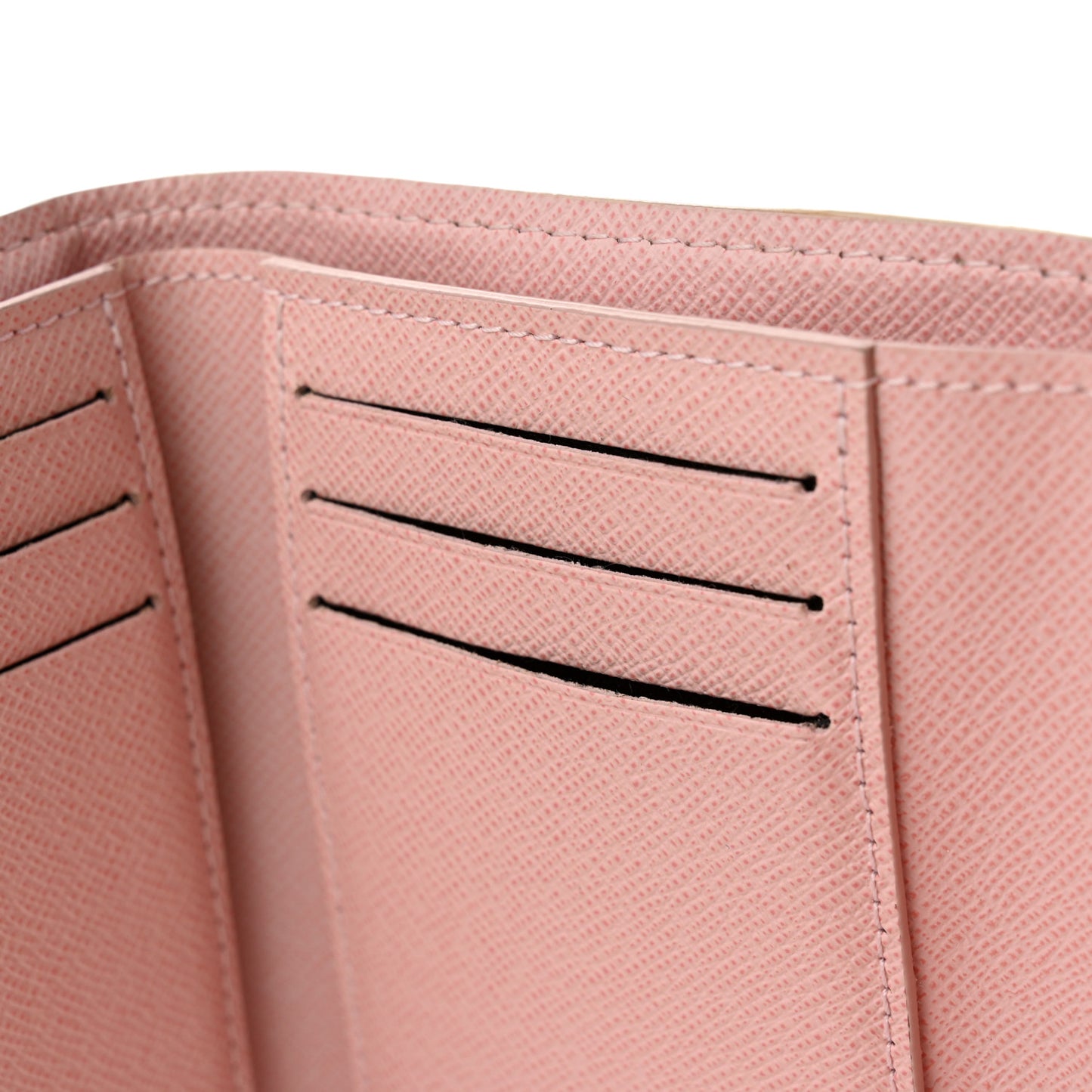 Damier Azur Victorine Wallet Rose Ballerine