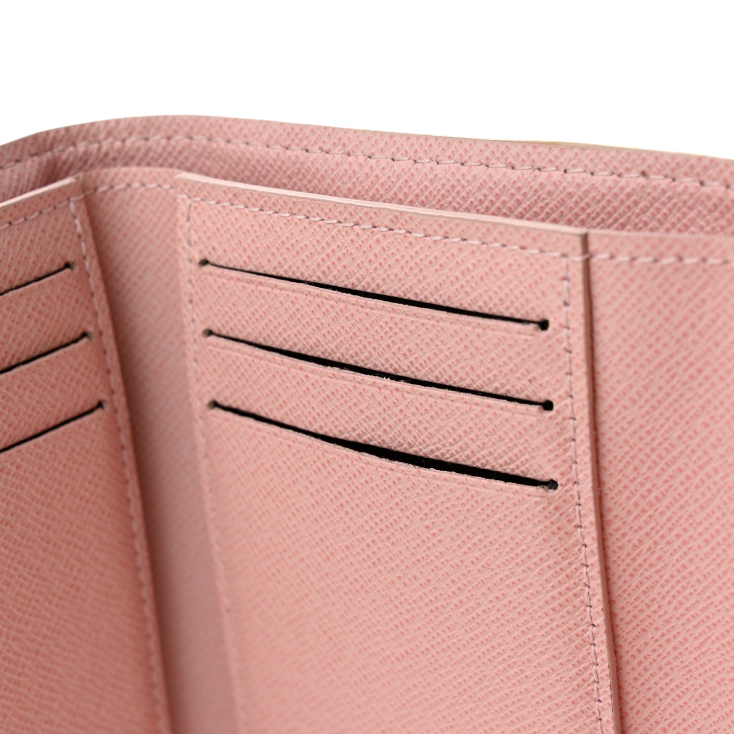 Louis Vuitton Damier Azur Victorine Wallet Rose Ballerine 10 of 14