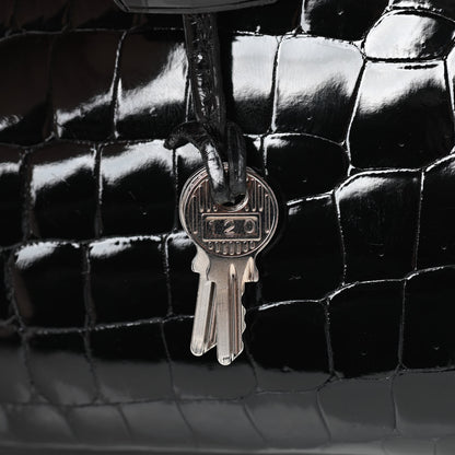 Hermes Shiny Niloticus Crocodile Birkin 30 Black 29 of 35