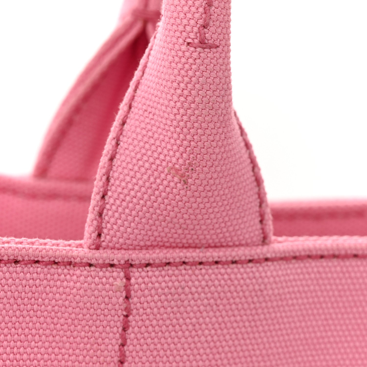 Prada Canapa Small Logo Tote Geranio White 12 of 14
