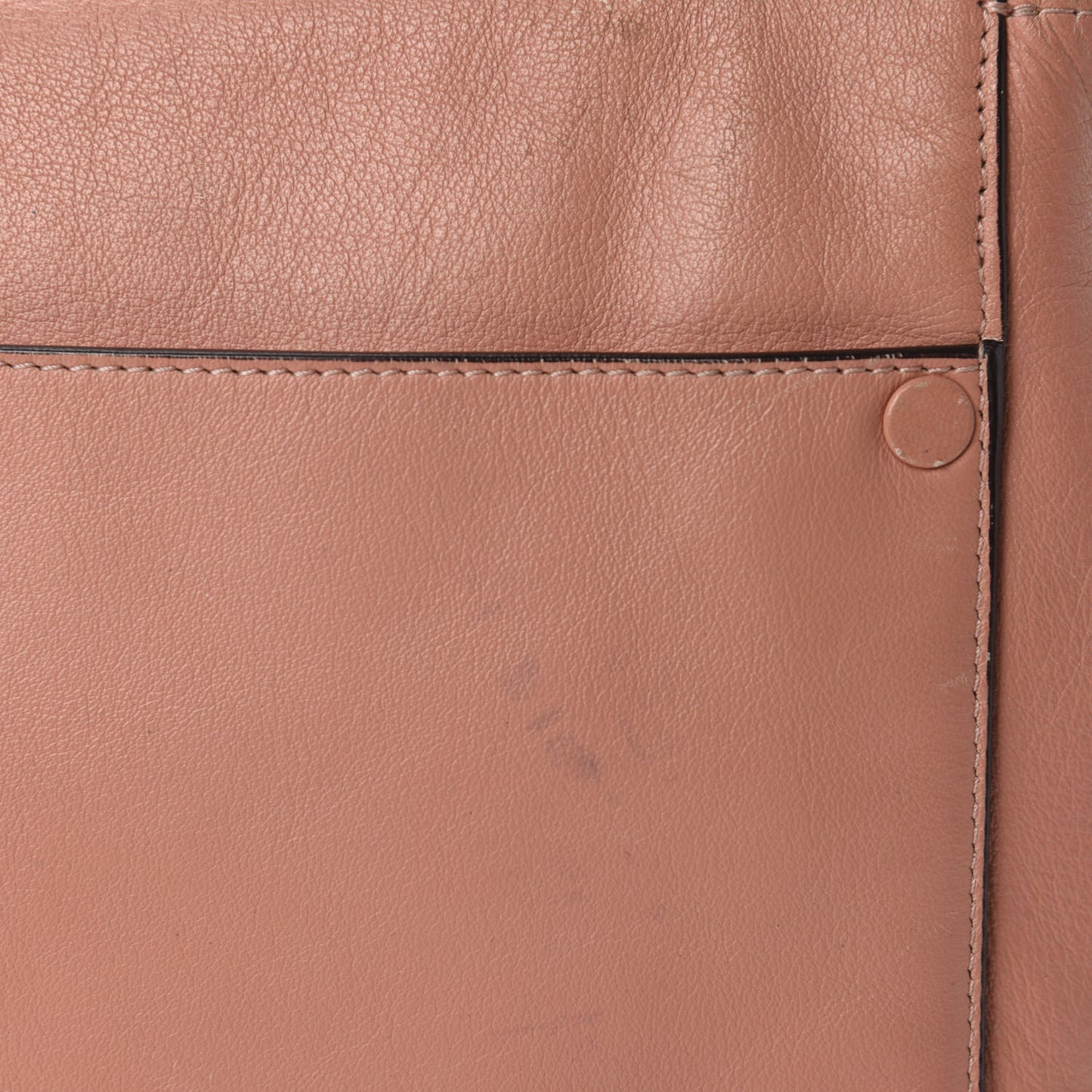 Calfskin Double Sided PS Courier Bag Coral Honey