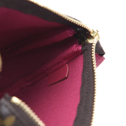 Louis Vuitton Monogram 2020 Christmas Animation Roller Coaster Mini Pochette Accessories Pivoine 5 of 9