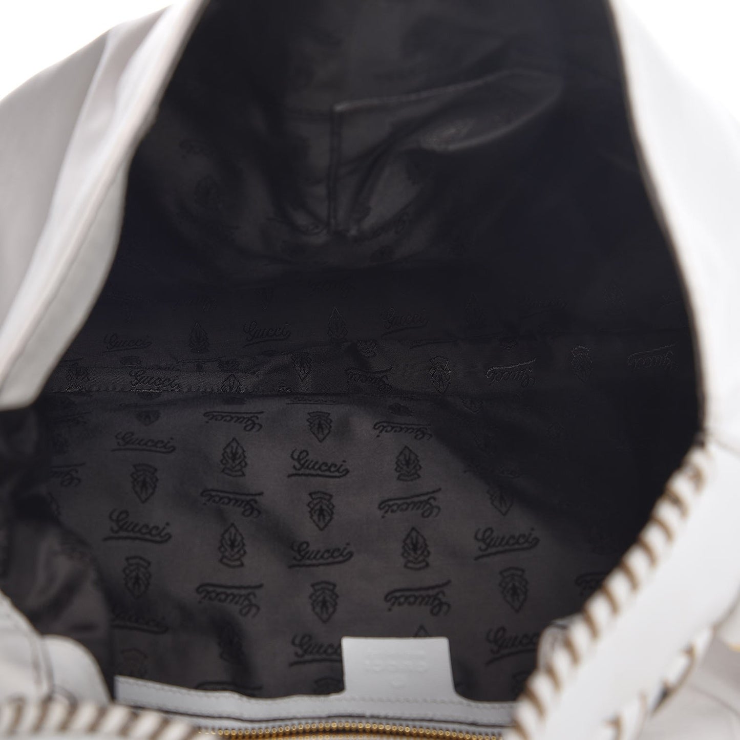 Calfskin Large New Jackie Hobo Off White