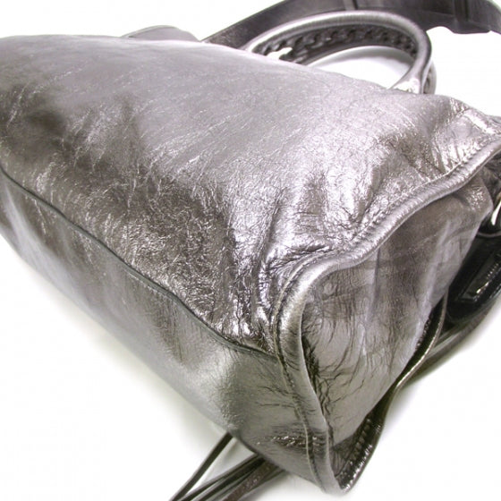 Agneau City Metallic Pewter