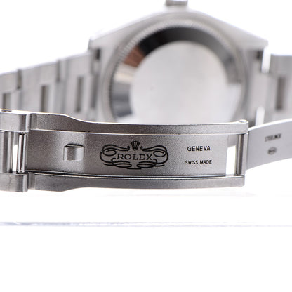 Rolex Stainless Steel 31mm Oyster Perpetual Watch Blue Index 177200 5 of 8