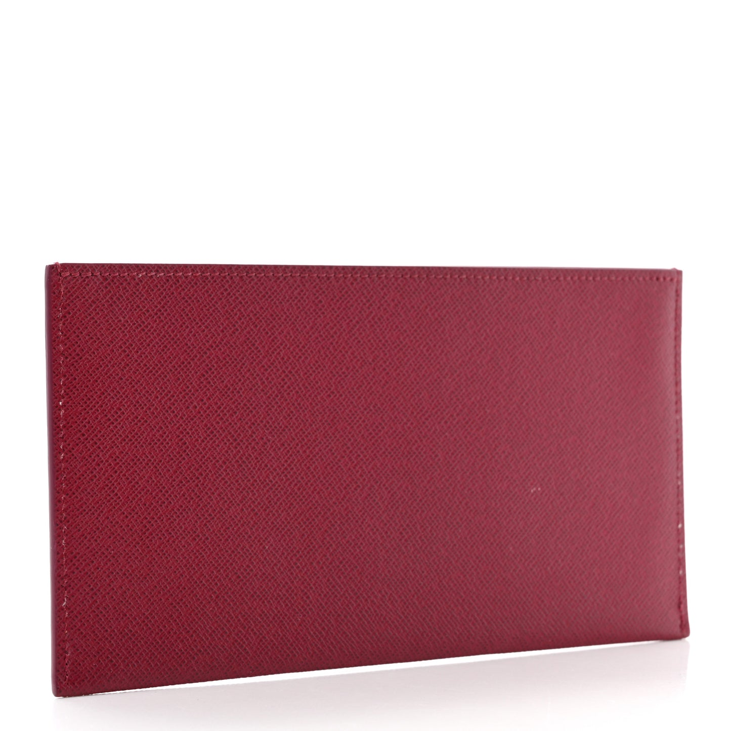 Calfskin Felicie Card Holder Insert Fuchsia