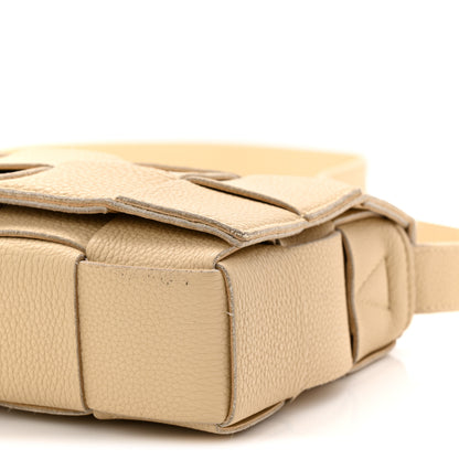 Bottega Veneta Grained Calfskin Maxi Intrecciato Cassette Crossbody Bag Porridge 10 of 10