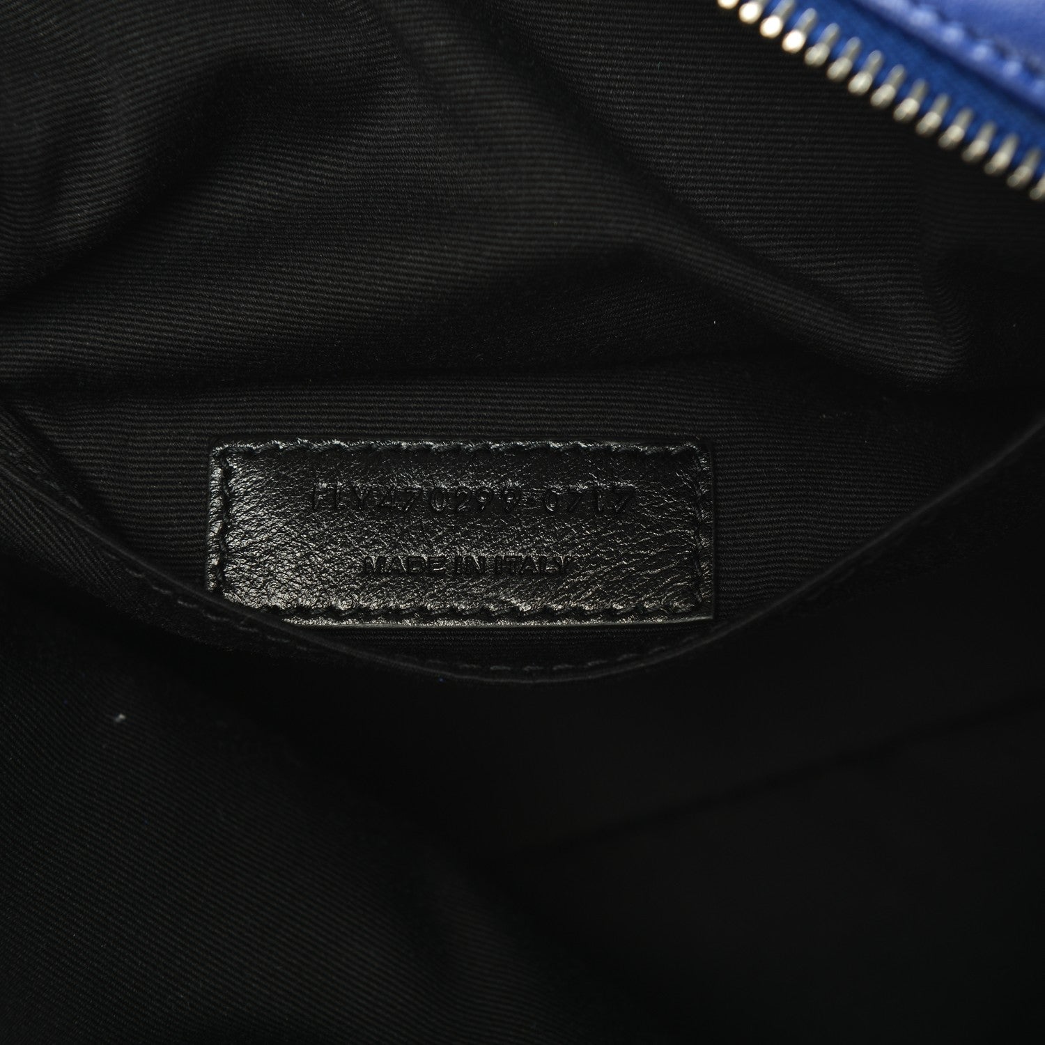 Saint Laurent Lambskin Monogram Small Lou Camera Bag Royal Blue 7 of 7