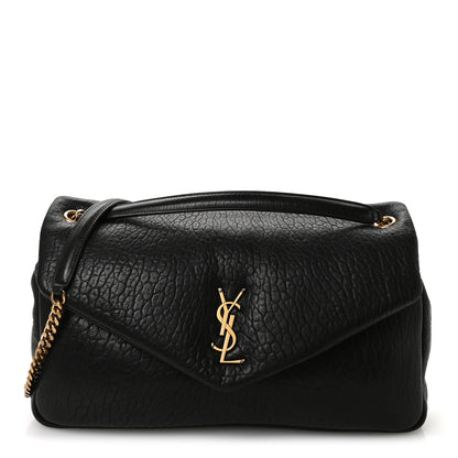 Saint Laurent Grained Lambskin Large Calypso Black 1 of 11