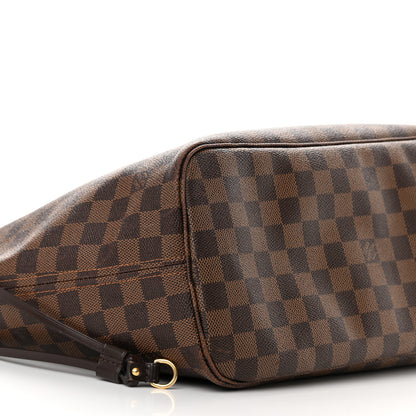 Louis Vuitton Damier Ebene Neo Neverfull MM Rose Ballerine 11 of 26