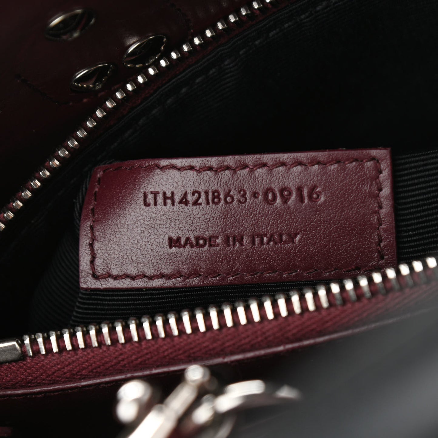 Grained Calfskin Baby Sac De Jour Black