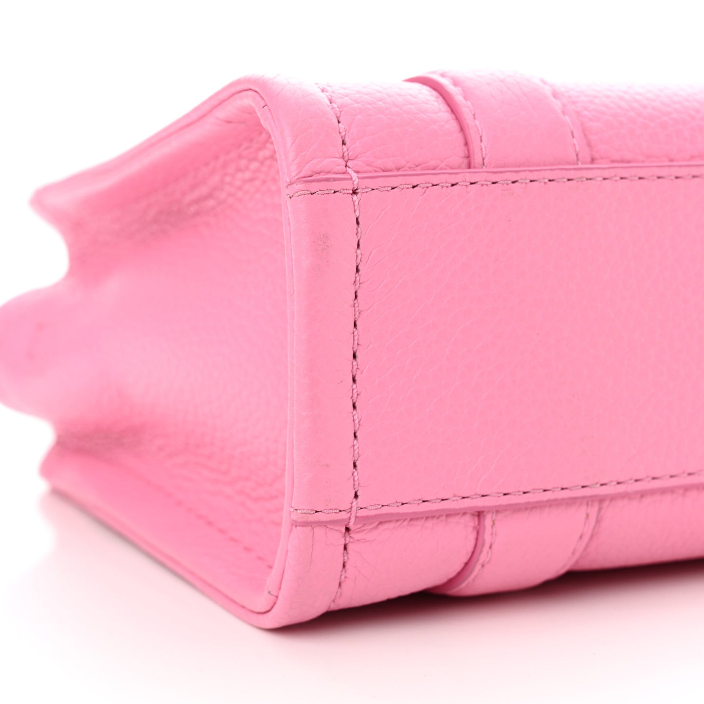 Grained Calfskin Mini The Tote Bag Petal Pink