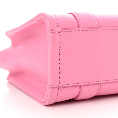 Marc Jacobs Grained Calfskin Mini The Tote Bag Petal Pink 7 of 10