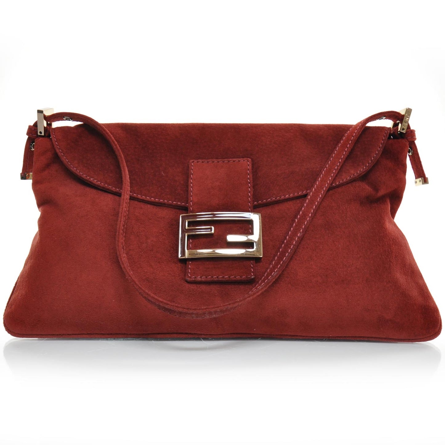 Suede Baguette Red