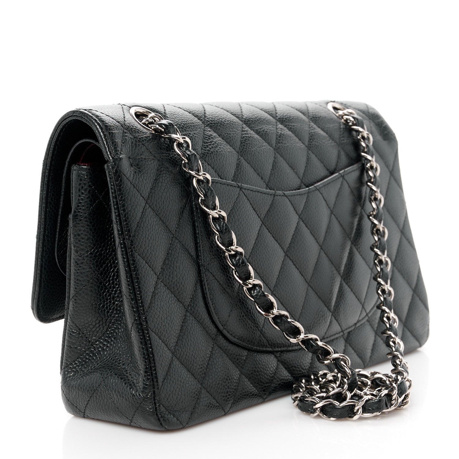 Chanel Caviar Quilted Medium Double Flap Black 3 of 11