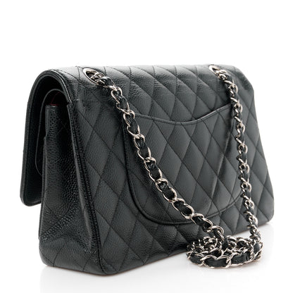 Chanel Caviar Quilted Medium Double Flap Black 3 of 11