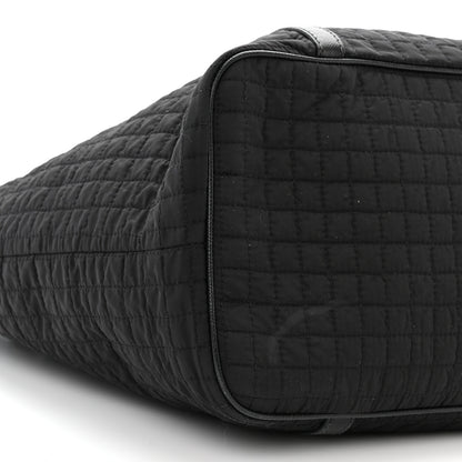 Prada Nylon Tessuto Quilted Shoulder Bag Black 10 of 11