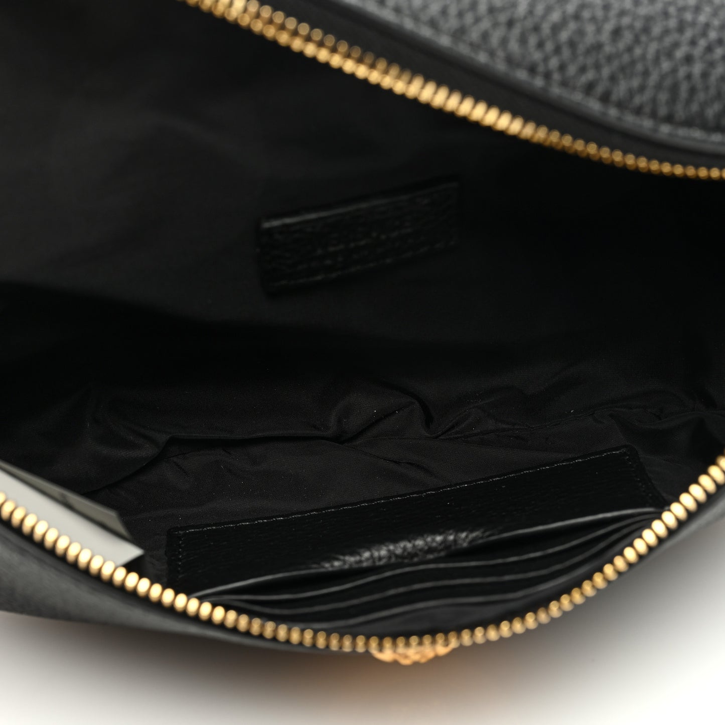 Grained Calfskin Vanitas Medea Belt Bag Black