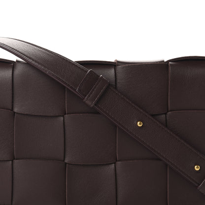 Bottega Veneta Lambskin Maxi Intrecciato Cassette Crossbody Bag Oxblod 11 of 11