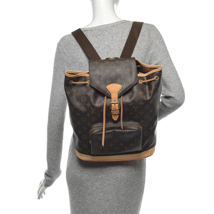 Louis Vuitton Monogram Montsouris GM Backpack 2 of 10
