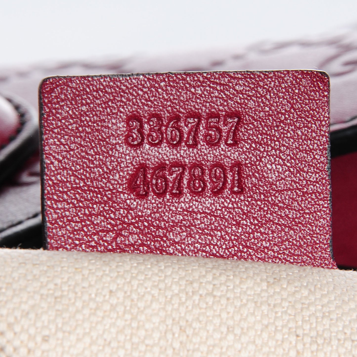 Soft Guccissima Medium Emily Shoulder Bag Classic Ruby