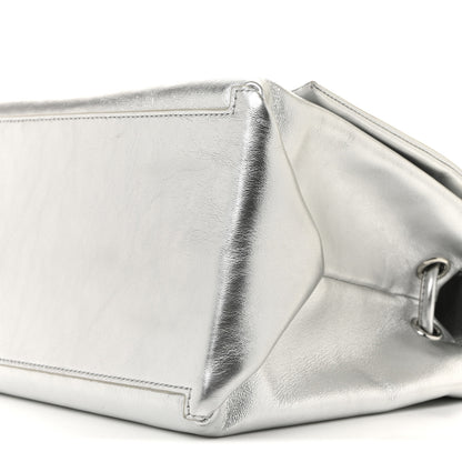 Marc Jacobs Metallic Calfskin Large Dual Shoulder Bag Silver 11 of 11