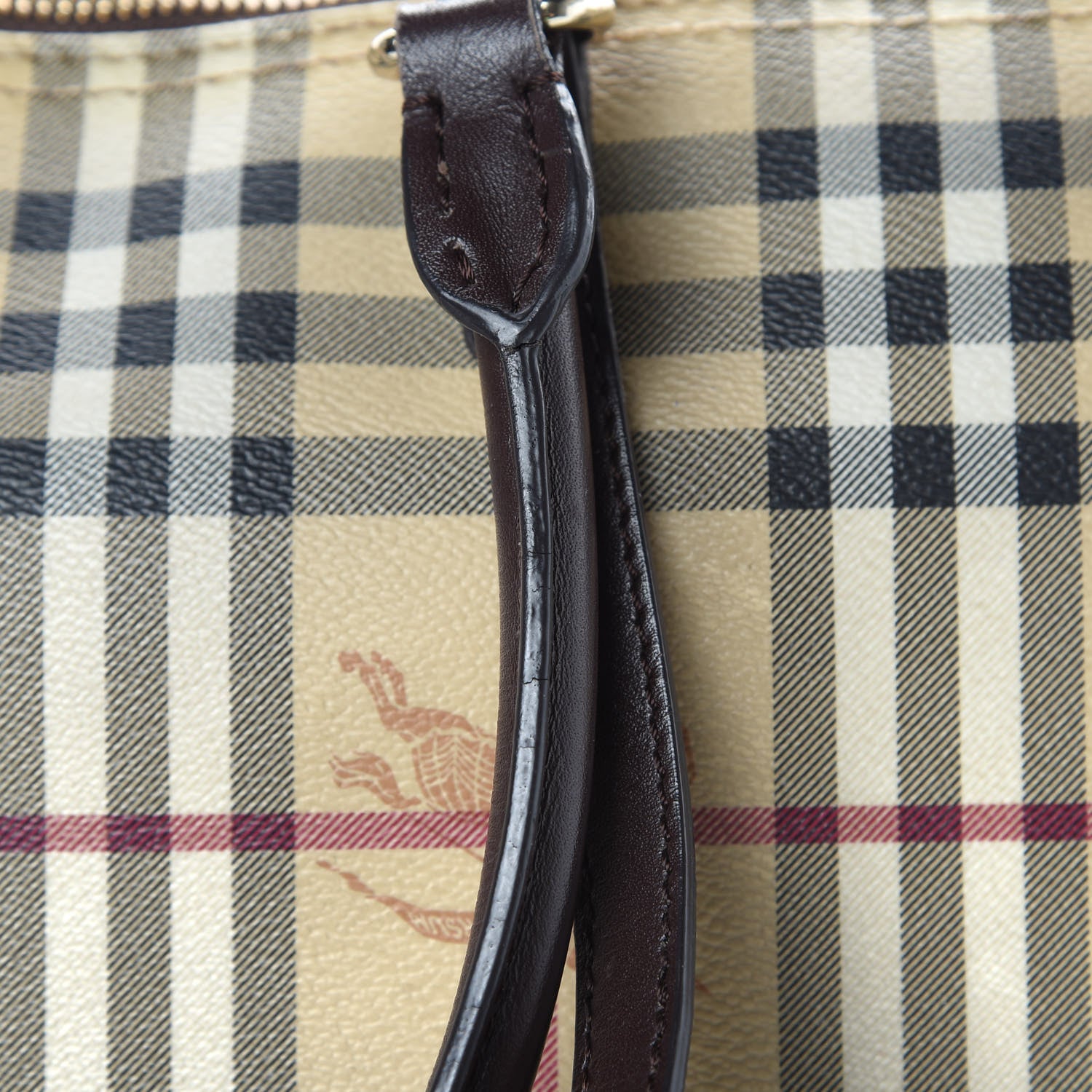 Burberry Haymarket Check Medium Salisbury Tote Chocolate 17 of 20