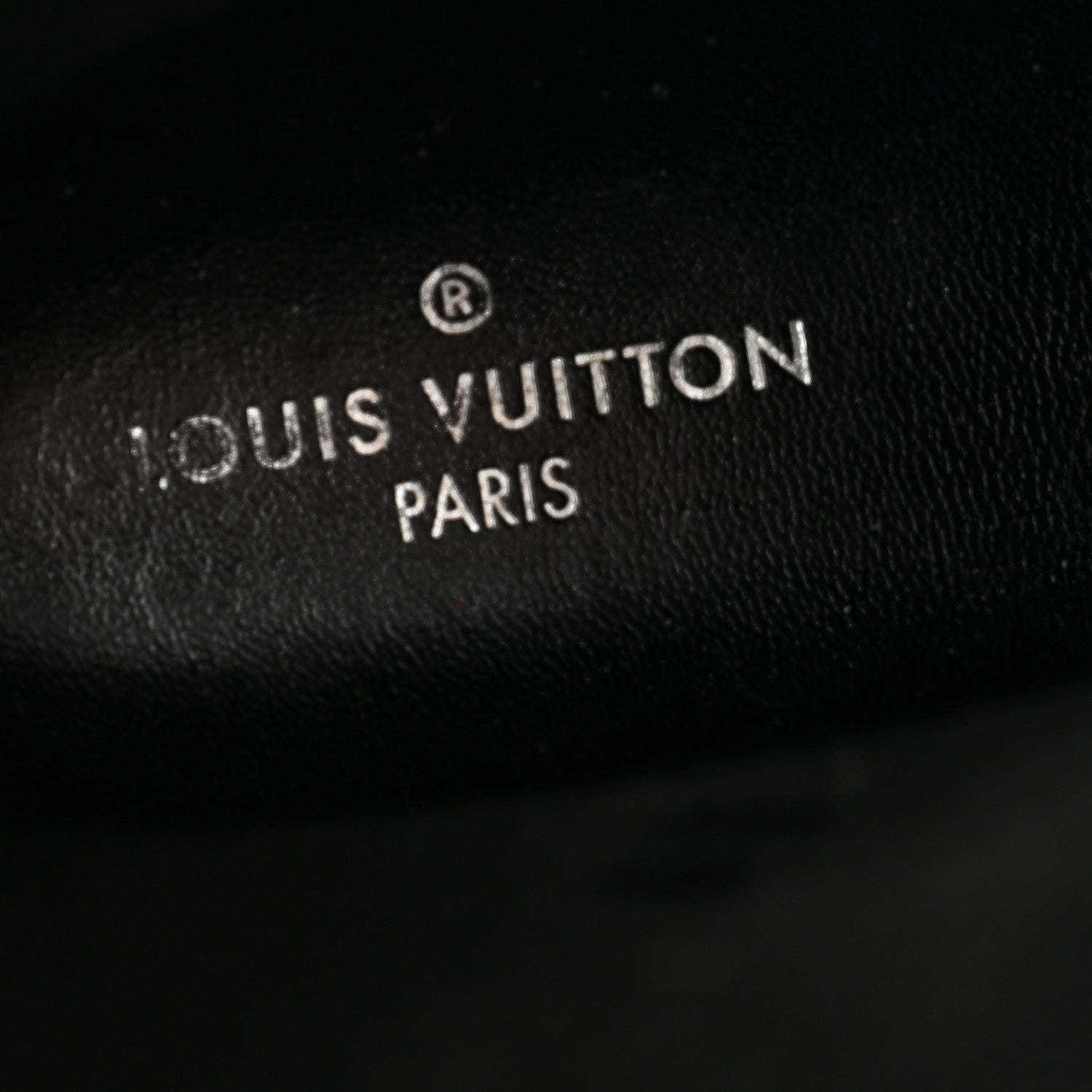 Louis Vuitton Rubber Embossed Monogram Drops Flat Half Boots 39 Black 5 of 10