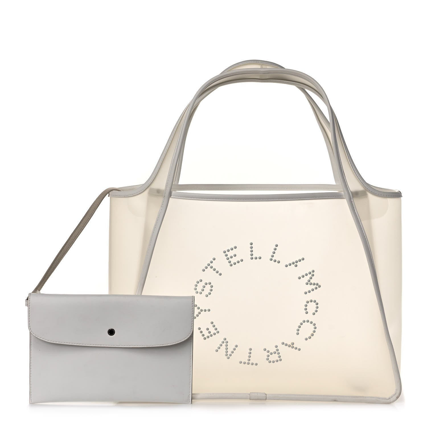 Stella McCartney PVC Logo Tote White 1 of 17