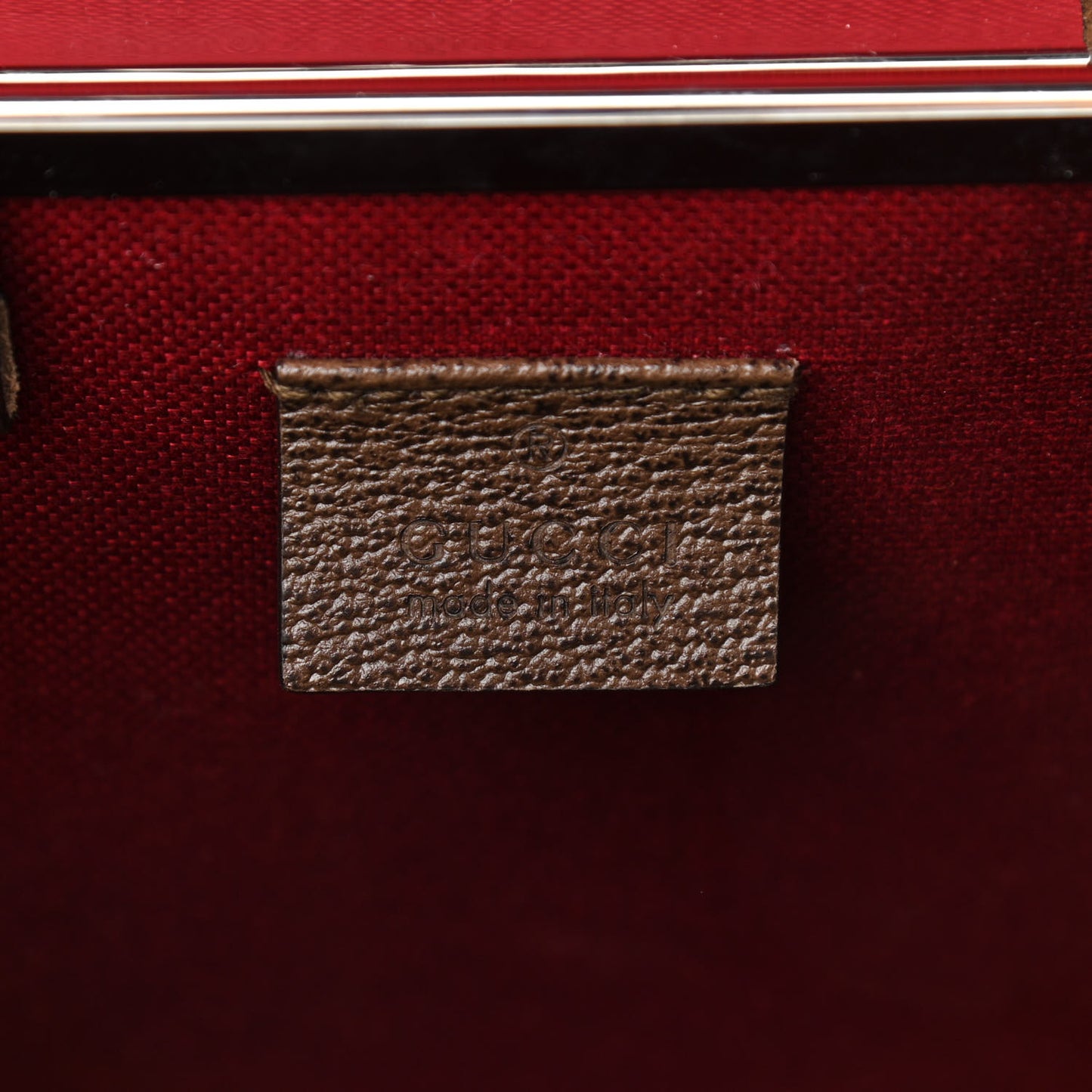 GG Supreme Monogram Globe-Trotter Beauty Case Brown