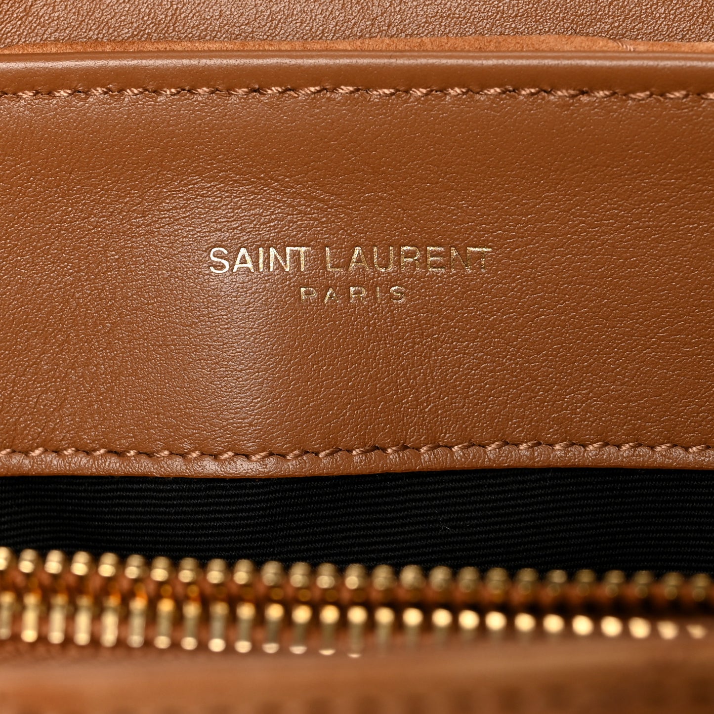 Suede Calfskin Y Quilted Monogram Small Loulou Chain Satchel Cinnamon