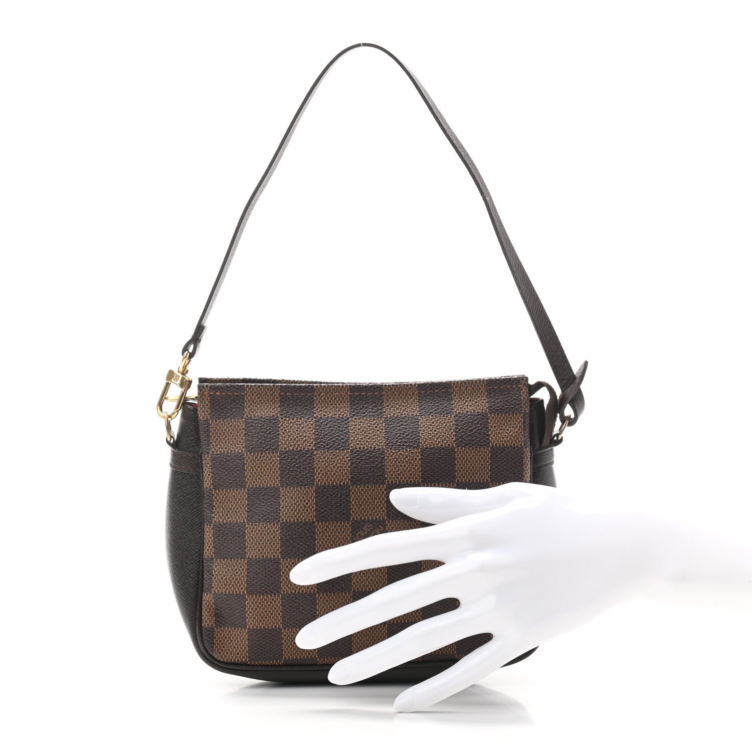 Louis Vuitton Damier Ebene Trousse Make Up Bag Pochette 3 of 8