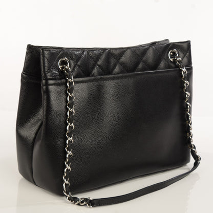 Chanel Caviar CC Timeless Soft Tote Black 3 of 8