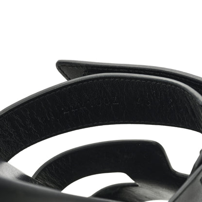 Hermes Calfskin Womens Chypre Sandals 40 Black 8 of 8