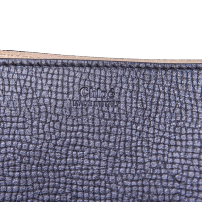 Chloe Grained Calfskin Lambskin Bi-Color Medium Drew Shoulder Bag Black Powder Beige 8 of 15