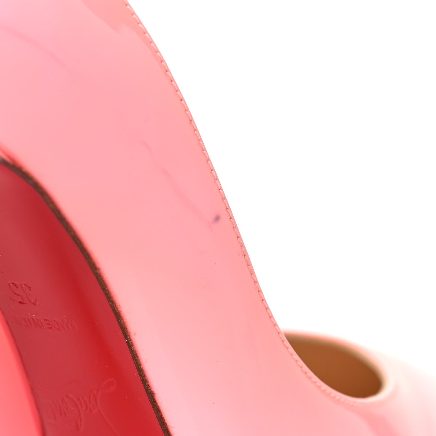Patent Pigalle Follies 100 Pumps 35 Flamingo