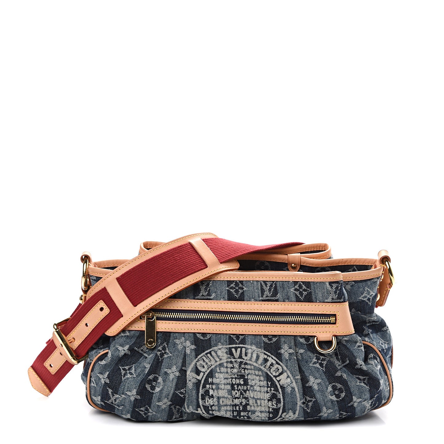 Denim Raye Porte Epaule MM