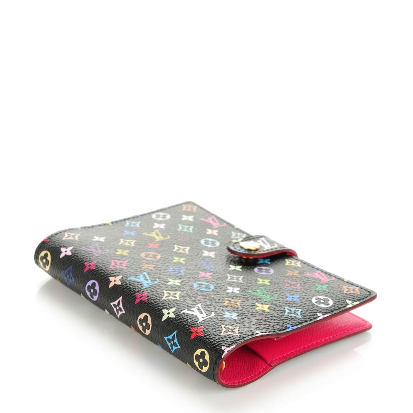 Monogram Multicolor Small Ring Agenda Cover Black Grenade