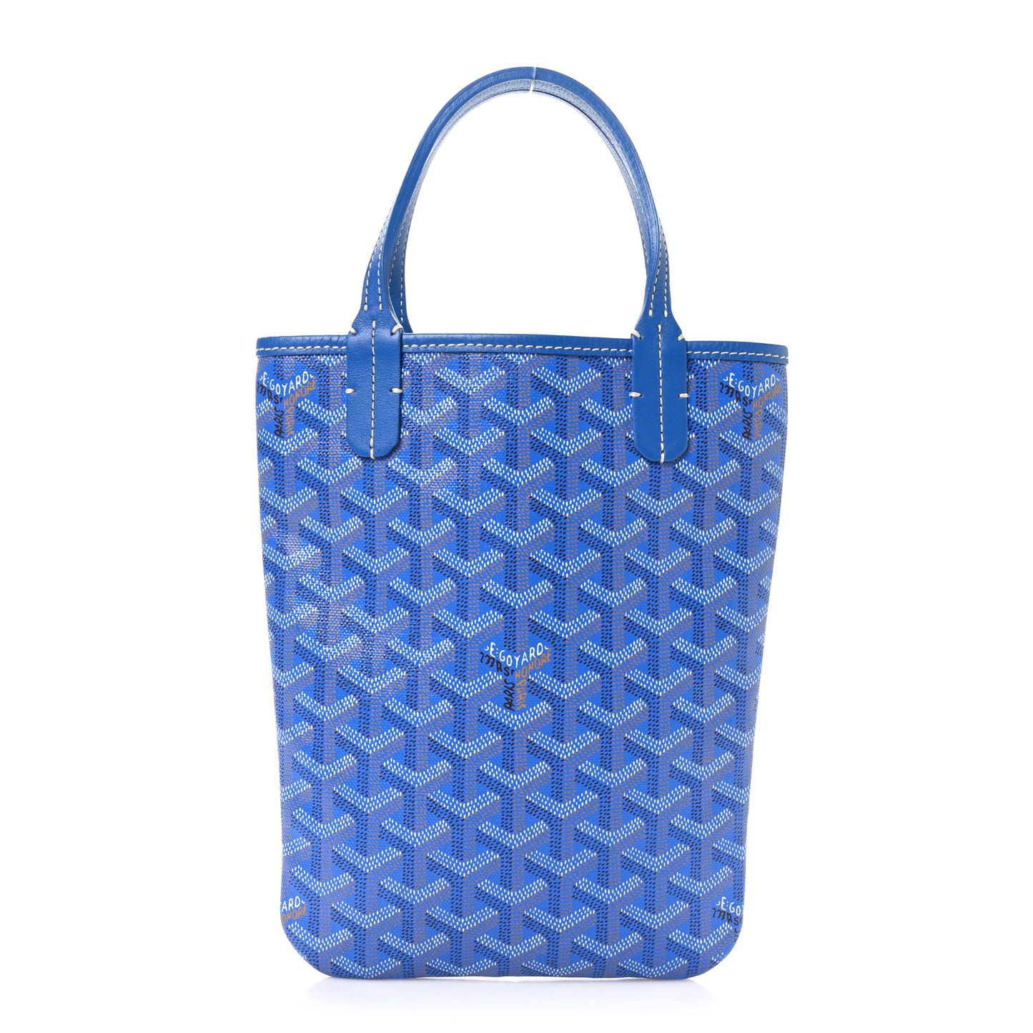 Goyardine Poitiers Tote Blue