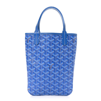 Goyard Goyardine Poitiers Tote Blue 1 of 10