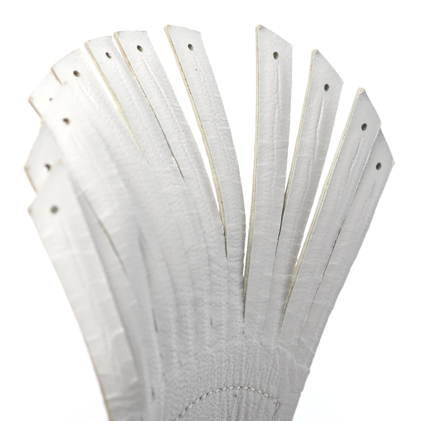 Calfskin Fringe Golf Tennis 37.5 White