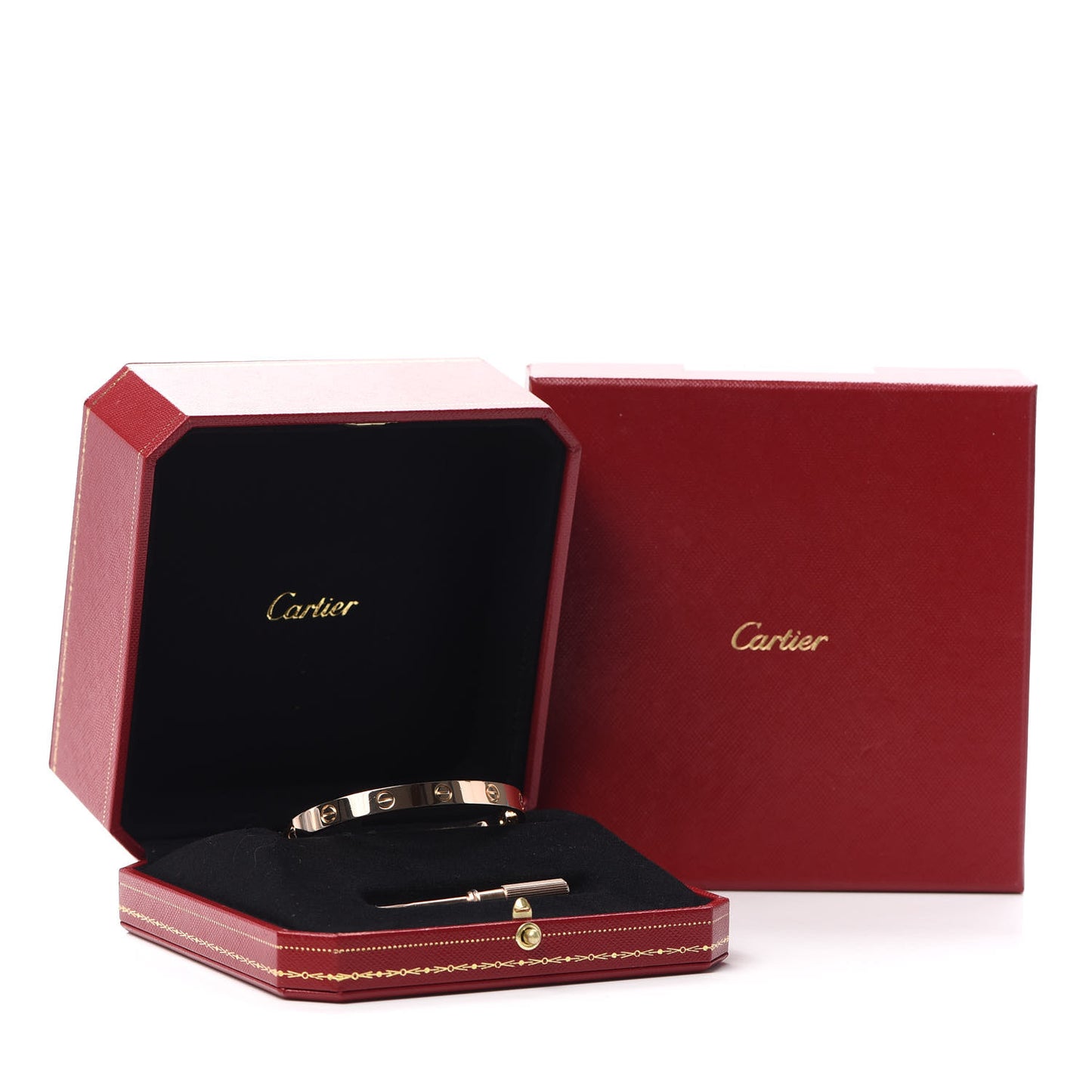 18K Pink Gold LOVE Bracelet 17