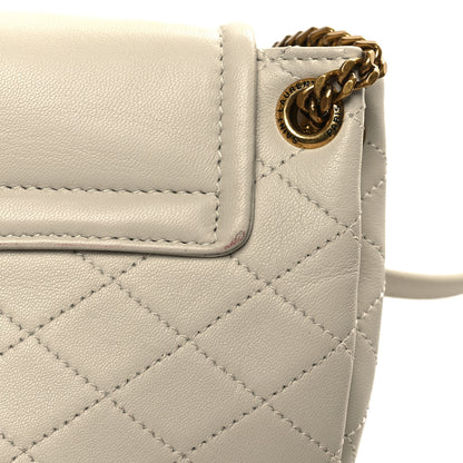 Saint Laurent Lambskin Quilted Monogram Mini Nolita Crema Soft 11 of 12