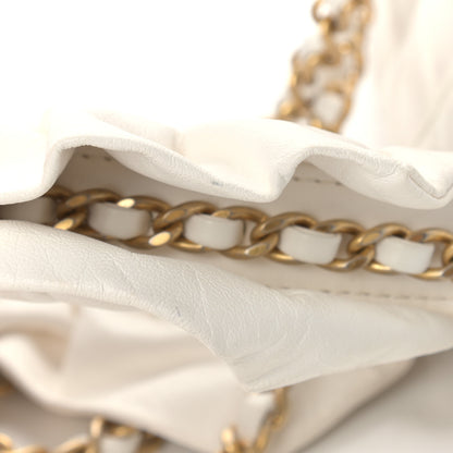 Chanel Lambskin Quilted Mini Romance Square Flap White 15 of 19