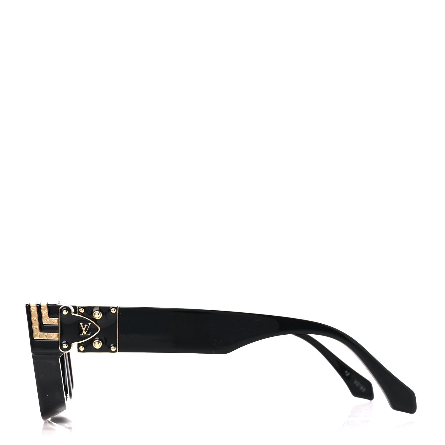 Louis Vuitton Acetate 1.1 Millionaires Sunglasses Z1165W Black 3 of 8