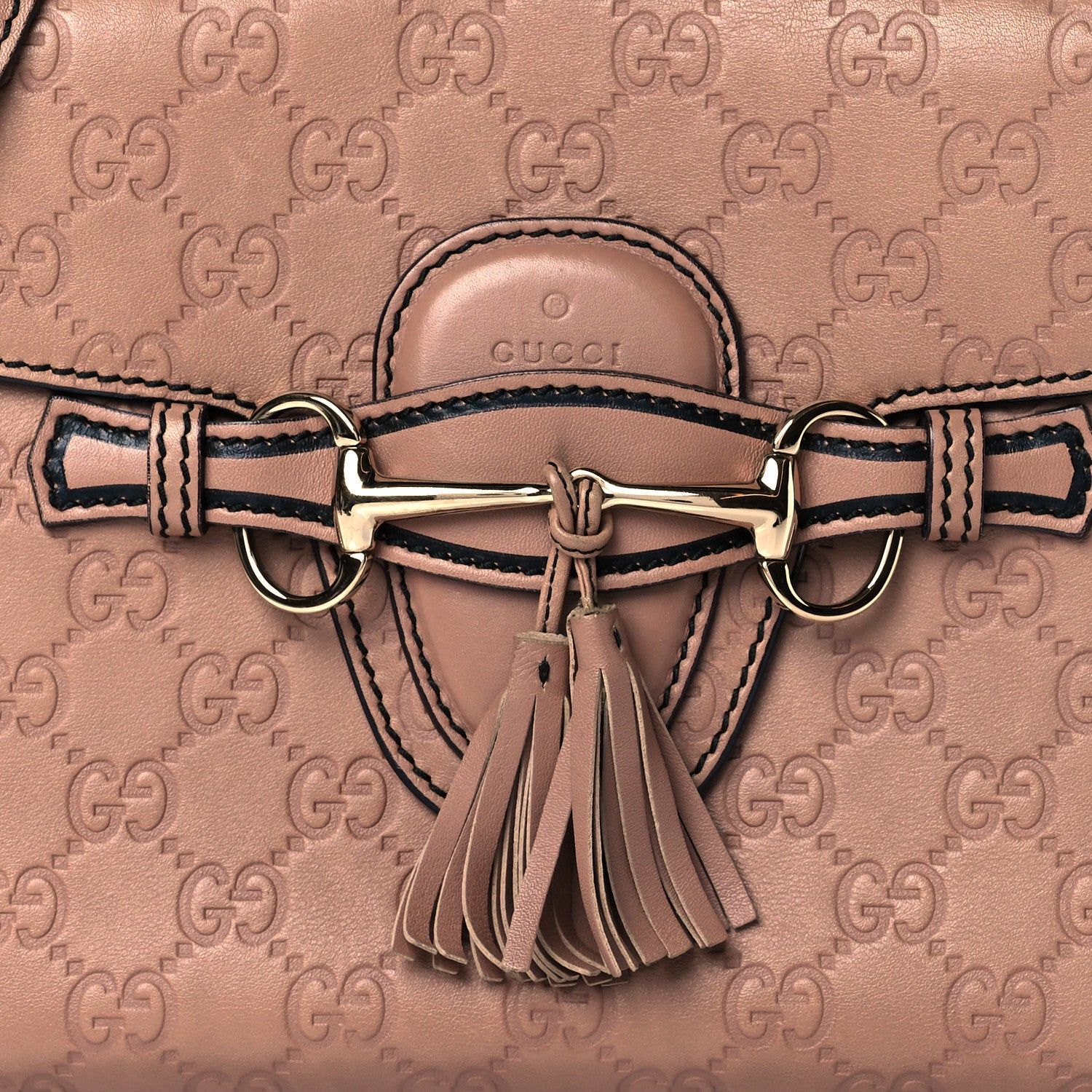 Gucci Guccissima Medium Emily Chain Shoulder Bag Camelia 9 of 11