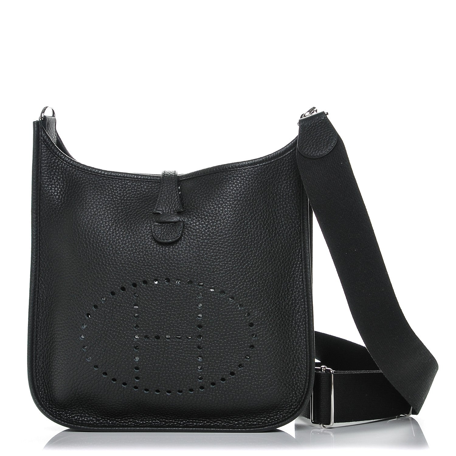 Hermes Taurillon Clemence Evelyne III PM Black 1 of 7